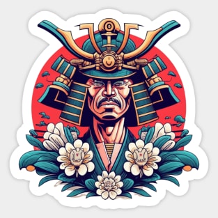 Traditional samurai Sticker